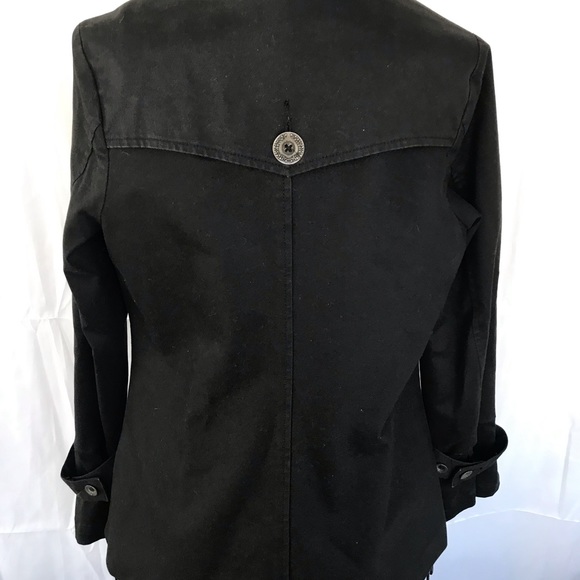 Unique Oakley Women’s Coat Black XS Steampunk - Picture 4 of 5